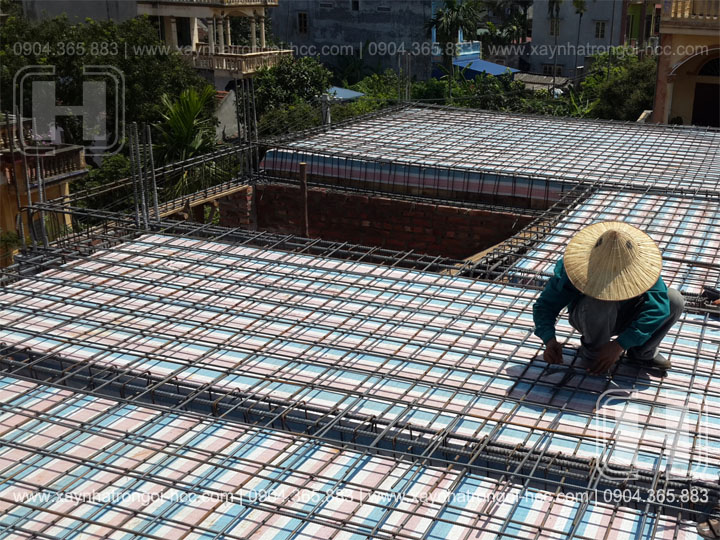 Xây nhà trọn gói tại Thanh Hóa - Công tác thi công thép